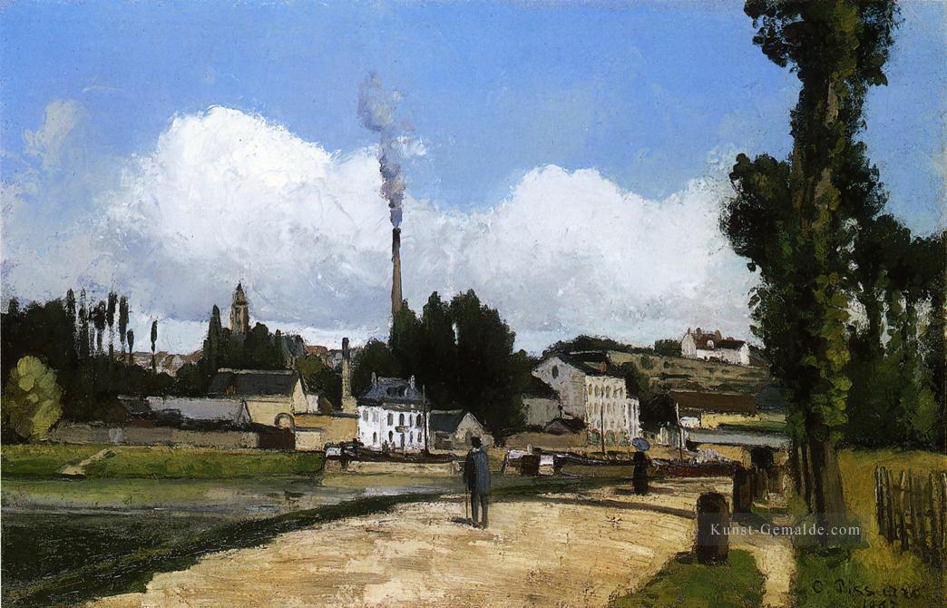 Landschaft mit Fabrik 1867 Camille Pissarro Ölgemälde